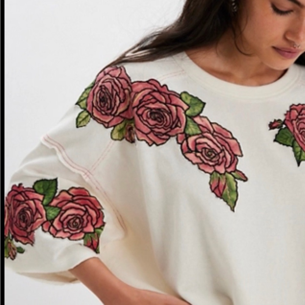 Free people x We the free Edge of glory Tee $128 nwt